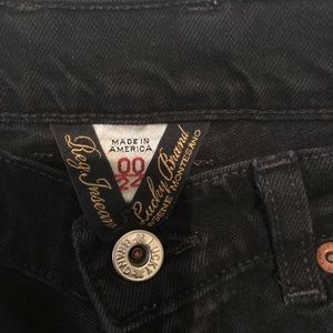 Black Lucky Jeans Straight Leg